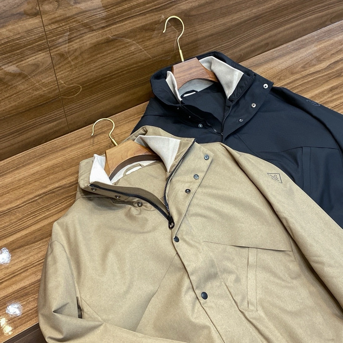 wg.luxury-- 8oro Pi191 wool reflect light oversized 2colour item:D-F54I0505-2
